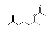 1,5-二甲基-5-己烯基乙酸酯 结构式