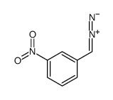 1-重氮甲基-3-硝基苯 结构式