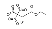 2-溴-3,3,3-三硝基丙酸乙酯 结构式