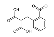Propanedioic acid, 2-[(2-nitrophenyl)methyl]- 结构式