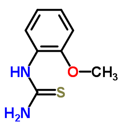 2-甲氧基苯基硫脲 结构式