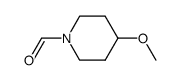 4-甲氧基-1-哌啶甲醛 结构式