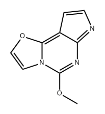 5-甲氧基恶唑并[3,2-c]吡咯并[3,2-e]嘧啶 结构式
