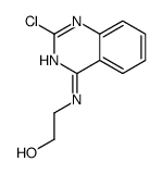 2-[(2-氯喹唑啉-4-基)氨基]乙醇 结构式