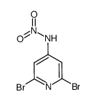 2,6-二溴-N-硝基-4-吡啶胺 结构式