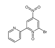 6-溴-4-硝基-2,2'-联吡啶-1-氧化物 结构式