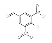 4-氯-3,5-二硝基苯甲醛 结构式