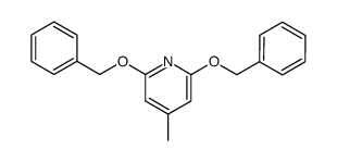 4-甲基-2,6-二(苄氧基)吡啶 结构式