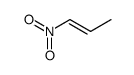 (E)-1-硝基-1-丙烯 结构式