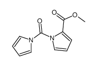 1H-Pyrrole-2-carboxylic acid, 1-(1H-pyrrol-1-ylcarbonyl)-, methyl ester 结构式