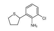 2-氯-6-(四氢-2-噻吩基)苯胺 结构式