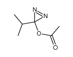 3-异丙基-3H-双吖丙啶-3-基乙酸酯 结构式