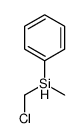 Benzene, [(chloromethyl)methylsilyl]- 结构式