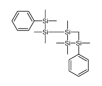 1,1,2,2,3,3,4,4,5,5-十甲基-1,5-二苯基戊硅烷 结构式