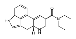Ergoline-8-carboxamide, 9,10-didehydro-N,N-diethyl-, (8α)- 结构式