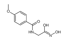2-(p-methoxybenzamido)acetohydroxamic acid 结构式