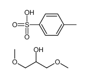 2-Propanol, 1,3-dimethoxy-, 2-(4-methylbenzenesulfonate) 结构式