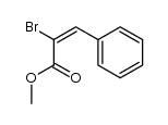 2-溴-3-苯基丙烯酸甲酯 结构式