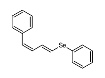 Benzene, [[(1E,3E)-4-phenyl-1,3-butadien-1-yl]seleno]- 结构式