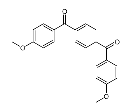 1,4-亚苯基双((4-甲氧基苯基)甲酮) 结构式