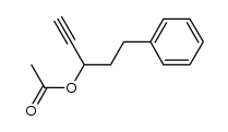 Benzenepropanol, α-ethynyl-, 1-acetate 结构式