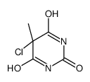 5-氯-5甲基巴比妥酸 结构式