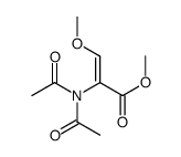 2-Propenoic acid, 2-(diacetylamino)-3-methoxy-, methyl ester 结构式