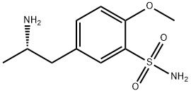 (S)-5-(2-氨基丙基)-2-甲氧基苯磺酰胺 结构式