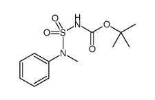 Carbamic acid, N-[(methylphenylamino)sulfonyl]-, 1,1-dimethylethyl ester 结构式