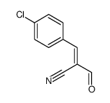 3-(4-氯苯基)-2-甲酰基-2-丙烯腈 结构式