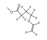 4-四氟乙氧基-2,2,3,3,4,4-六氟丁酸乙酯 结构式