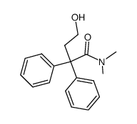 4-羟基-N,N-二甲基-2,2-苯基丁酰胺 结构式