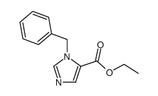 1-苄基咪唑-5-羧酸乙酯 结构式