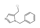 1-苄基-5-(氯甲基)-1H-咪唑 结构式