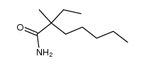 2-乙基-2-甲基庚酰胺 结构式