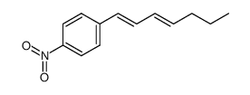 1-(1,3-庚二烯-1-基)-4-硝基苯 结构式