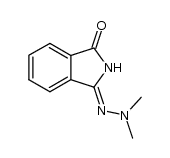 3-(2,2-二甲基肼基)-1H-异吲哚-1-酮 结构式
