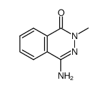 4-氨基-2-甲基-1(2H)-酞嗪酮 结构式