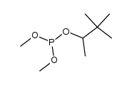 Phosphorous acid, dimethyl 1,2,2-trimethylpropyl ester 结构式