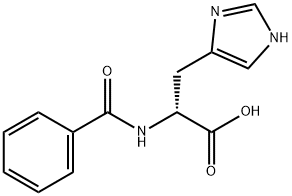 N-苯甲酰基-D-组氨酸 结构式