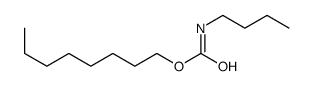Carbamic acid, butyl-, octyl ester 结构式
