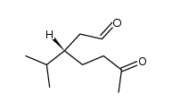 (3S)-3-异丙基-6-氧代庚醛 结构式