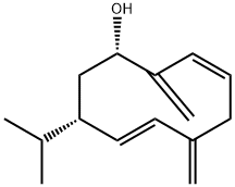 (1S,3Z,7E,9S)-2,6-二亚甲基-9-异丙基-3,7-环癸二烯-1-醇 结构式
