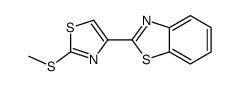 2-(2-(Methylthio)-4-thiazolyl)benzothiazole 结构式