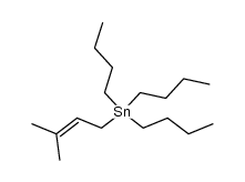 Stannane, tributyl(1,1-dimethyl-2-propen-1-yl)- 结构式