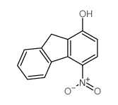 4-硝基-9H-芴-1-醇 结构式