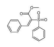 2-Propenoic acid, 3-phenyl-2-(phenylsulfonyl)-, methyl ester, (2E)- 结构式