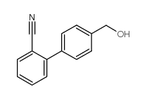 4-(2-氰基苯基)苄醇 结构式