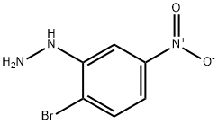 2-溴-5-硝基苯肼 结构式