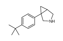 3-Azabicyclo[3.1.0]hexane, 1-[4-(1,1-dimethylethyl)phenyl]- 结构式